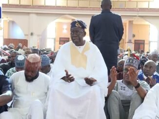 Power failure during President Tinubu's church visit for his 74th birthday thanksgiving