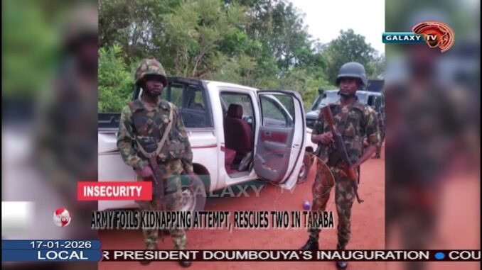 Nigerian Troops rescue Two workers in Taraba State
