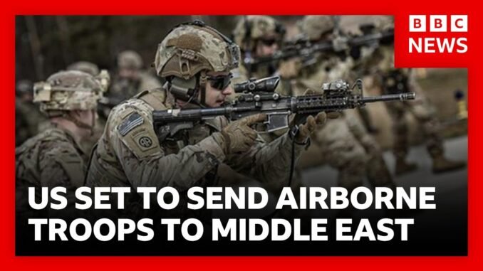 3,000 US Troops Headed to Middle East