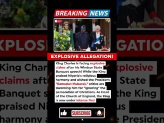 King Charles under fire about religious harmony in Nigeria