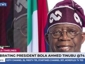 President Tinubu celebrating 74 years