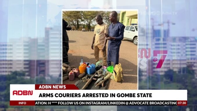 Two arms couriers arrested