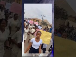 Nursing students protest over tuition fee hike