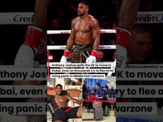 Anthony Joshua relocates to Dubai