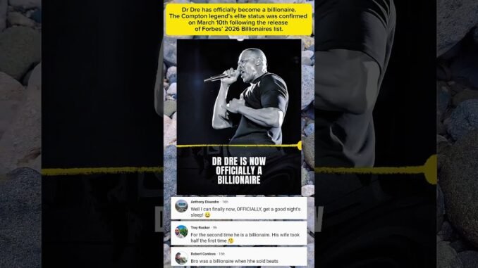 Dr Dre climbs the billionaire ladder