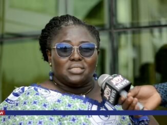 pregnant woman begs for the release of husband in Ghana