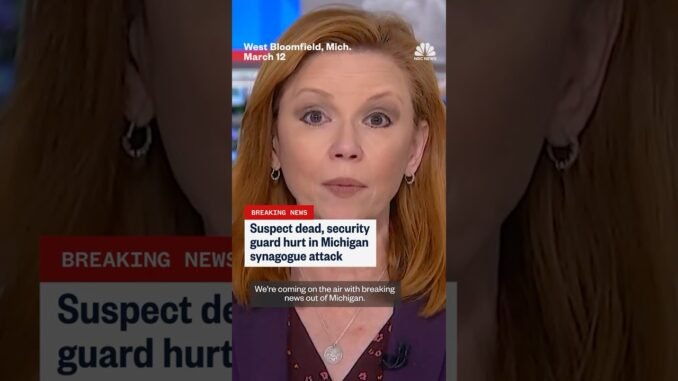 Gunman killed after terror on synagogue in U.S.A