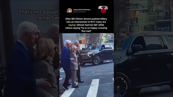 Hilary Clinton scolds her husband