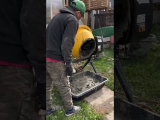 Nigerian wife gifts husband concrete mixer