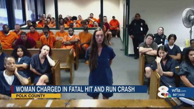 Florida woman high on meth laughs in Court