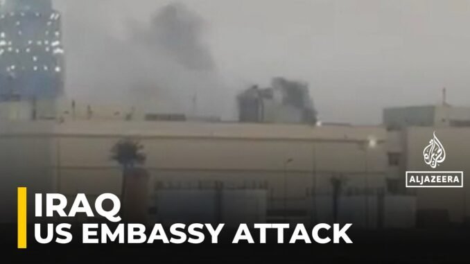 Iranian missile strikes US Embassy in Baghdad
