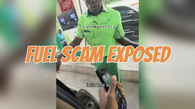 Nigerian man exposes Fuel station scam