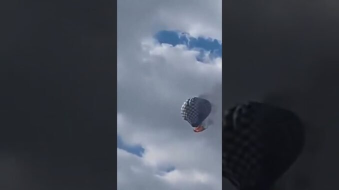 Two British tourists injured as hot air balloon crashes