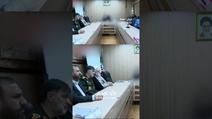 Iran commander's plea to israel leaks