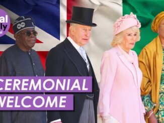 Tinubu and wife receive royal welcome in UK