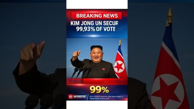 Kim Jung wins in new North Korea election