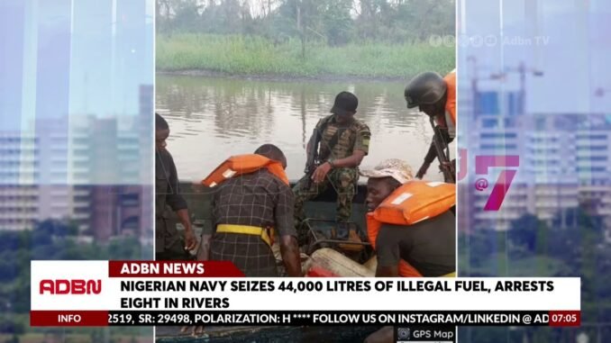 Nigerian Navy Arrests Eight Oil Thieves in Rivers State
