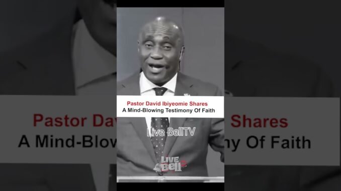 Pastor Ibiyiome shares a powerful testimony