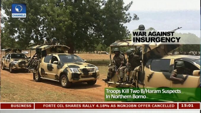 Troops apprehended Boko Haram members in Borno