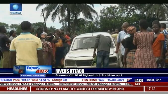 Tragedy struck porthacourt as gunmen killed man