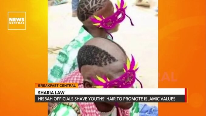 Katsina Hisbah Shaves Youths’ Hair During Sallah