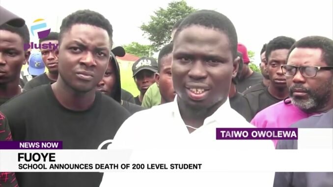 FUOYE mourns as student died in trailer crash