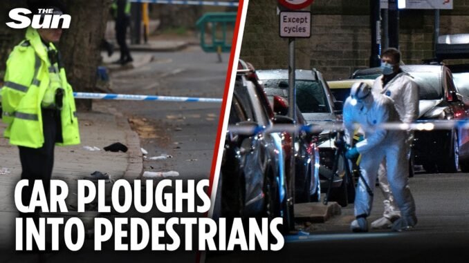 UK driver arrested for an intended auto crash on pedestrian way