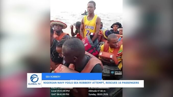 Nigerian Navy rescues 16 passengers in Calabar Waters