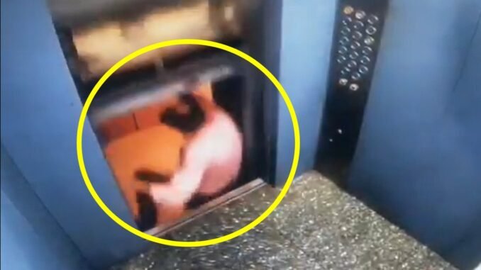 Man cheats death as faulty elevator flings him in India