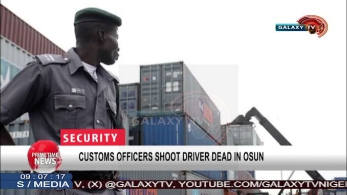 Customs Officers Allegedly Shoot Driver Dead