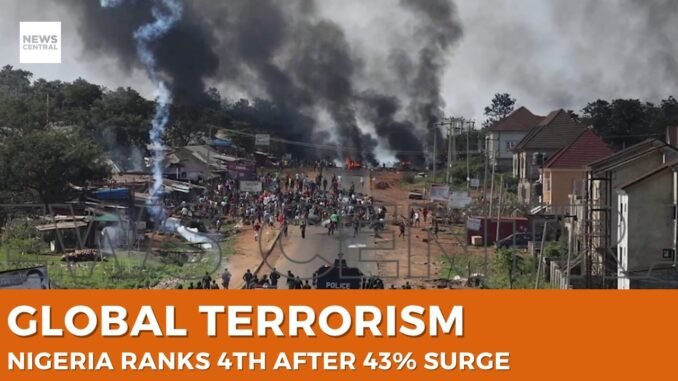 Nigeria ranked 4th in global terrorism