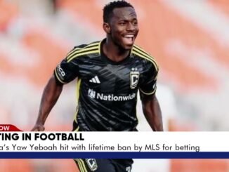 American MLS hands lifetime ban to Ghanaian Footballer
