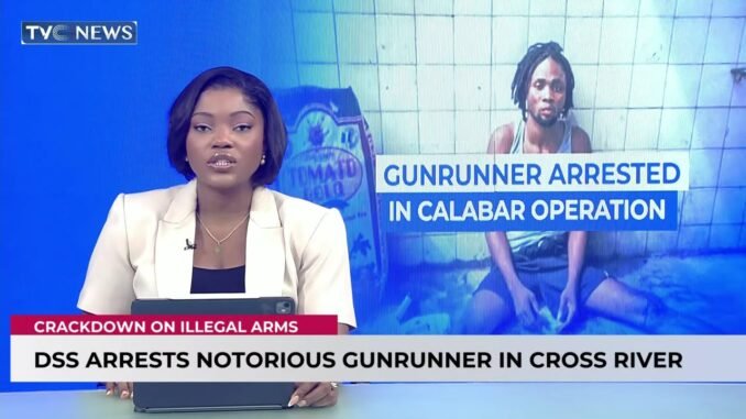 DSS Arrests Suspect with 850 Bullets