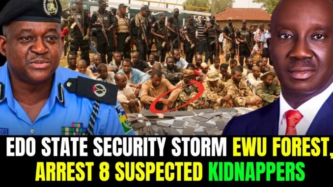 Edo police burst kidnappers den.