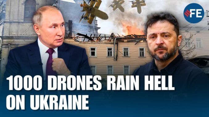 Russia releases 1,000 drones on Ukraine