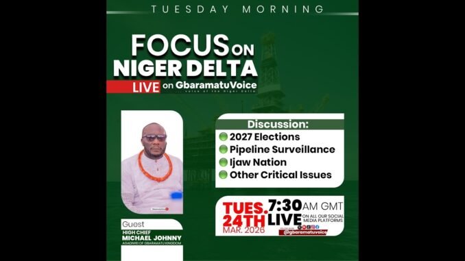 Niger Delta Activist Stammers