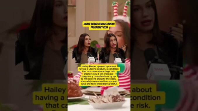 Hailey Beiber speaks on her pregnancy