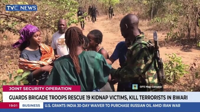 Security Forces rescue 20 victims in Bwari operation