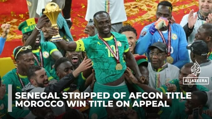 Morocco Backs CAF Amid Controversial Title Ruling