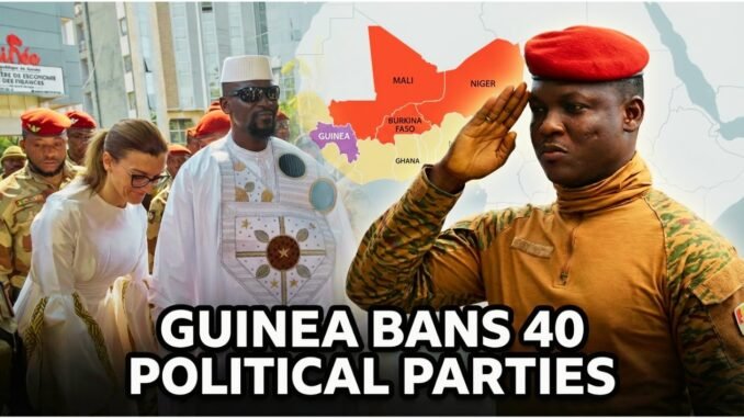 Guinea dissolves 40 political parties in midnight crackdown