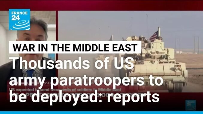 US sends more Troops to Middle East amid tension