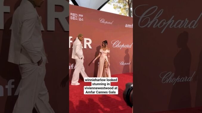 Winnie Harlow showcase outfit at Miami event