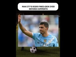 Rodri fined over misconduct