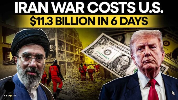 US war with Iran gulps over $11 billion