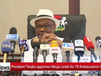 Tinubu allocates Abuja land to 70 Ambassadors