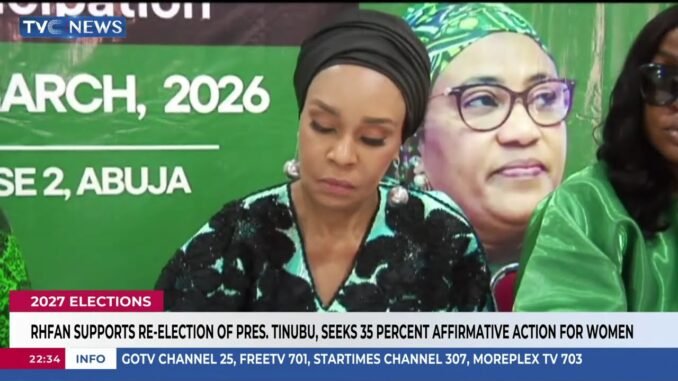 RHFAN Advocates 35% Women in Politics