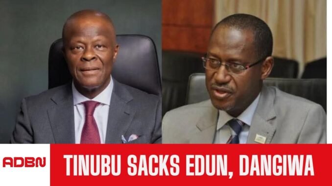 Tinubu sacks Wale Edun, Dangiwa from Cabinet