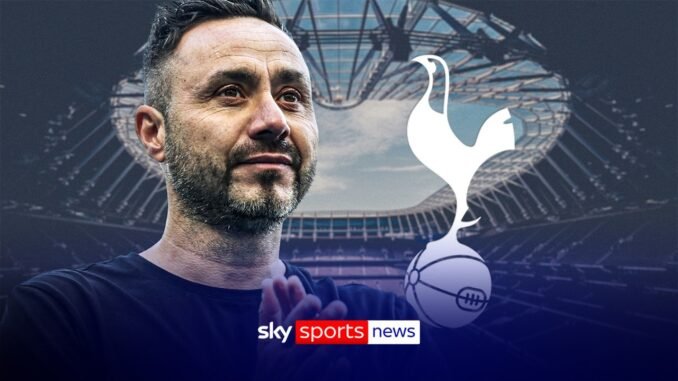 Roberto De Zerbi appointed as new manager of Hotspur