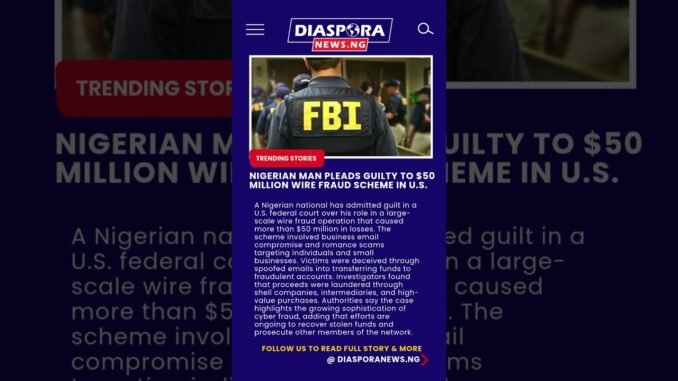 Nigerian man guilty of $50M US fraud scam