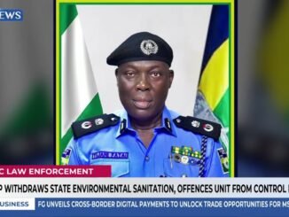 Lagos taskforce leaves traffic duty